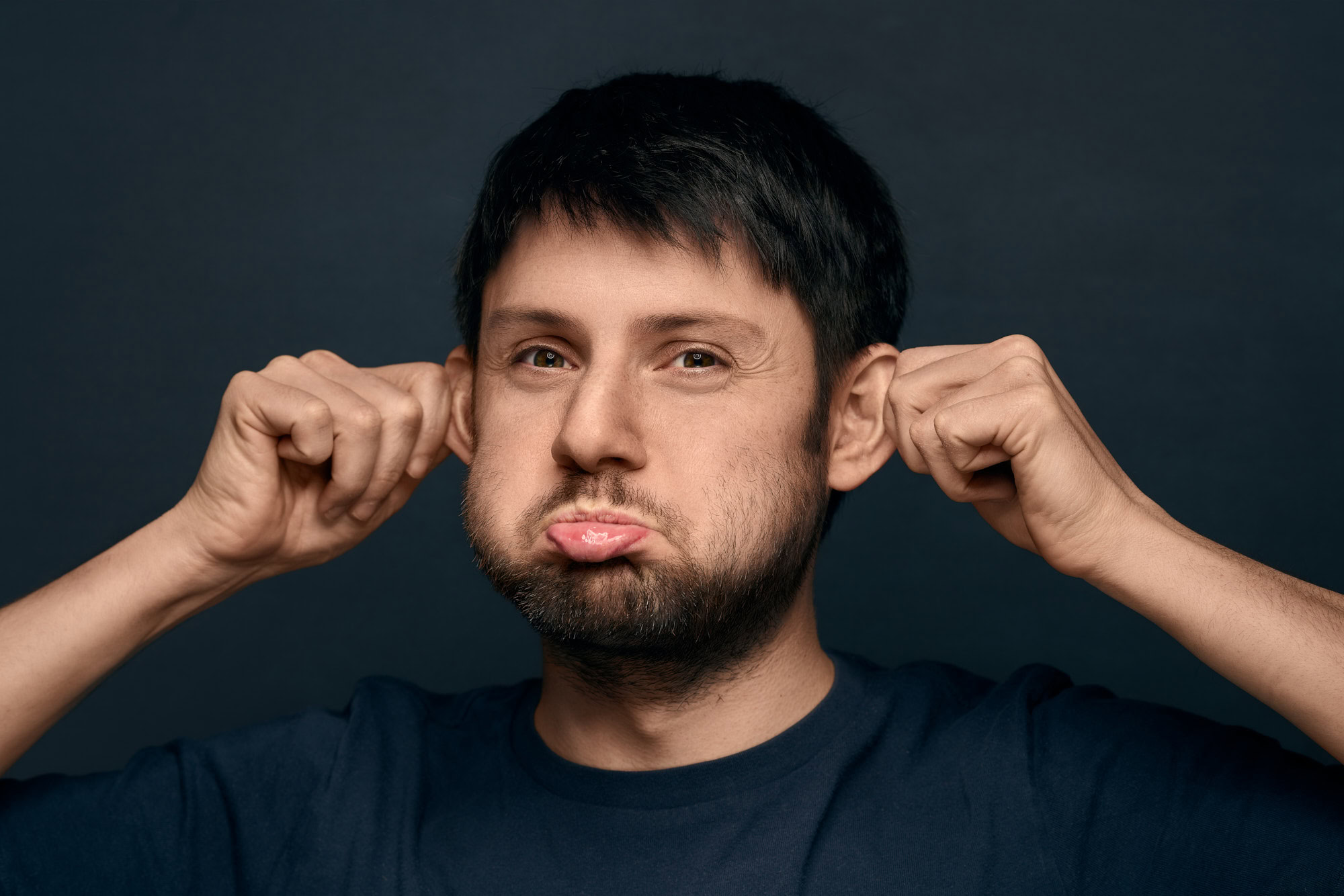 Dan, silly face