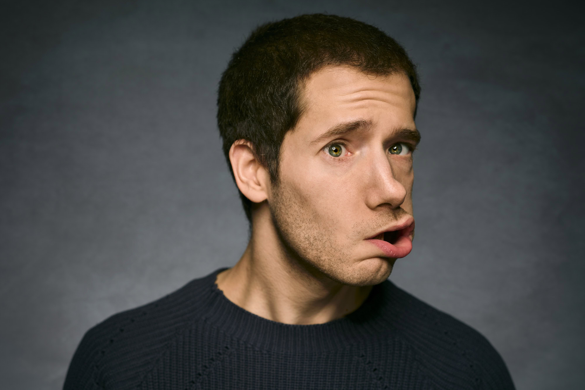 Mike, silly face