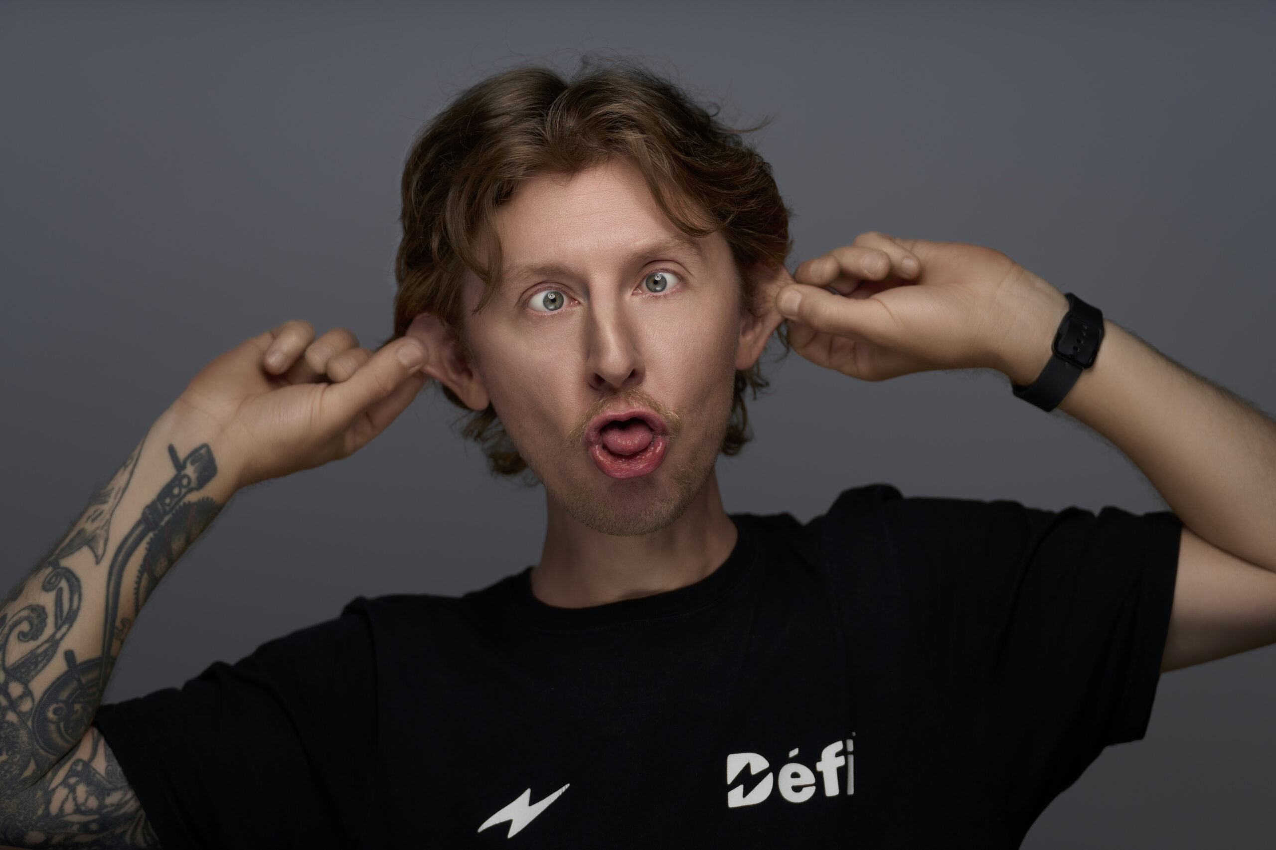 Dimitri, silly face